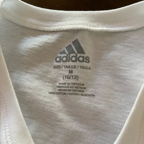 Adidas Girl’s Americana Muscle Tank Top - Picture 3 of 4